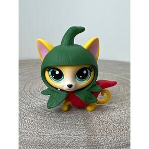 Littlest Pet Shop LPS Series 3 Hungry Pets #3-186 Cat Kitten Red Pepper